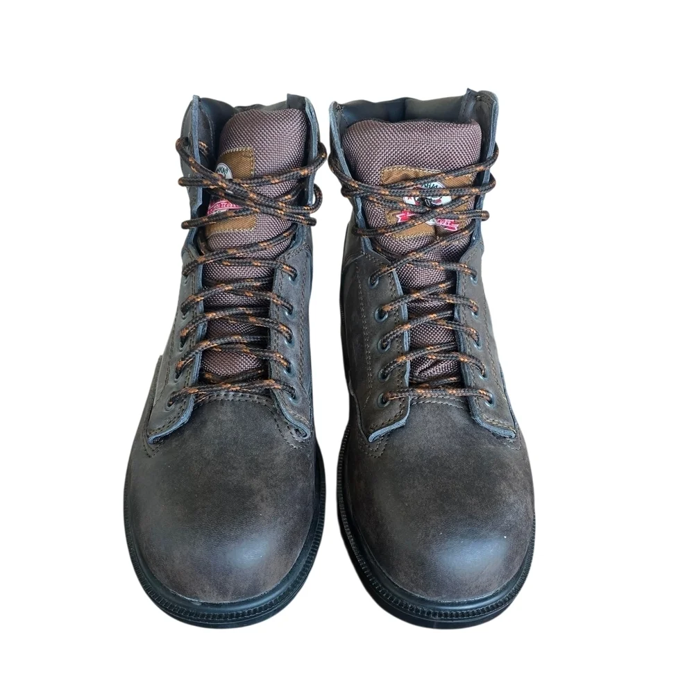 Brahma Men's Gray Leather Boots